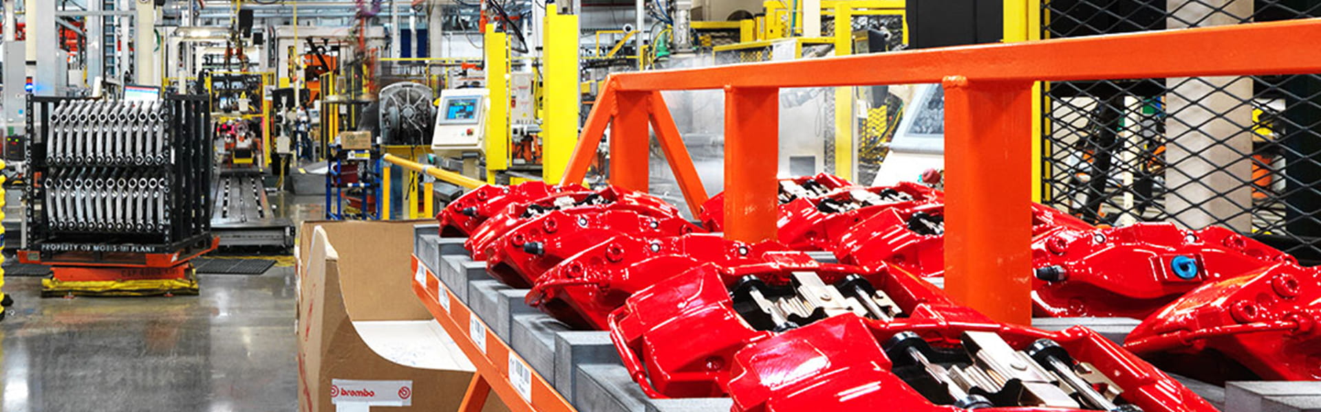 Interior of Hyundai Mobis U.S. manufacturing facility.