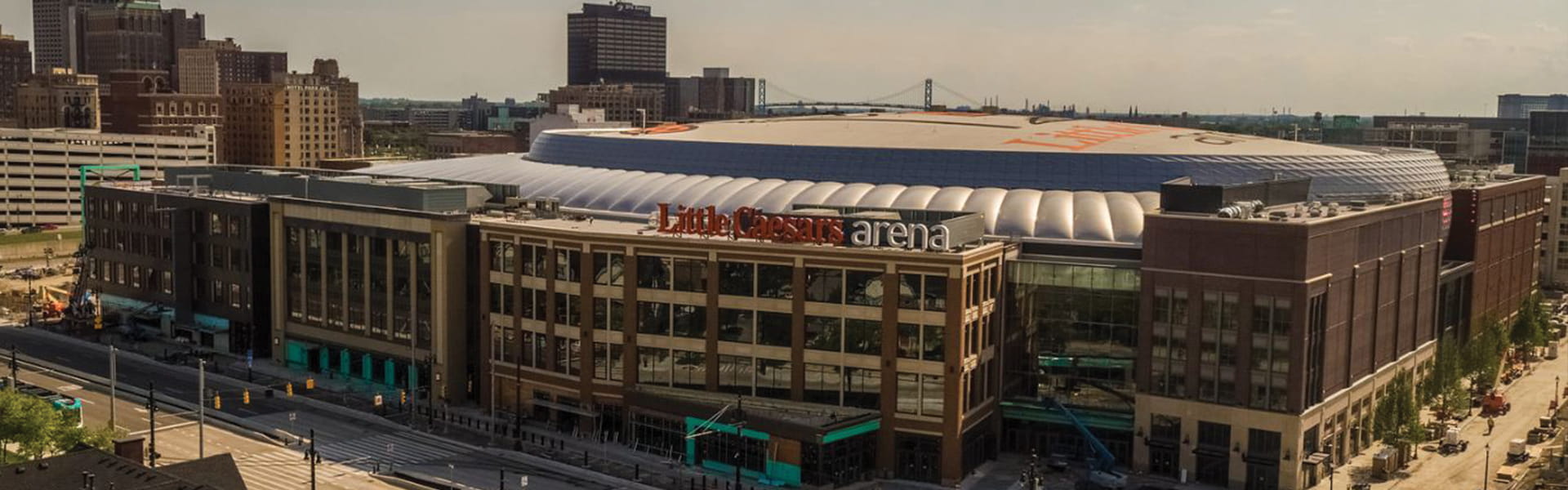 Little Caesars Arena in Detroit.