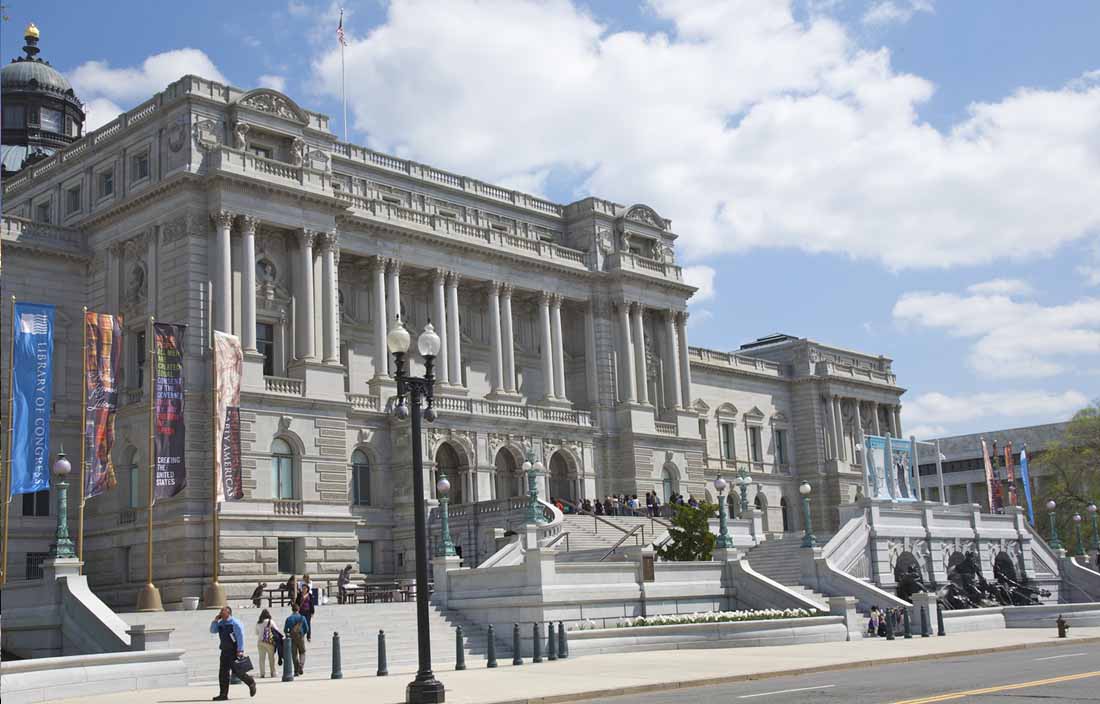 Library of Congress during the day.