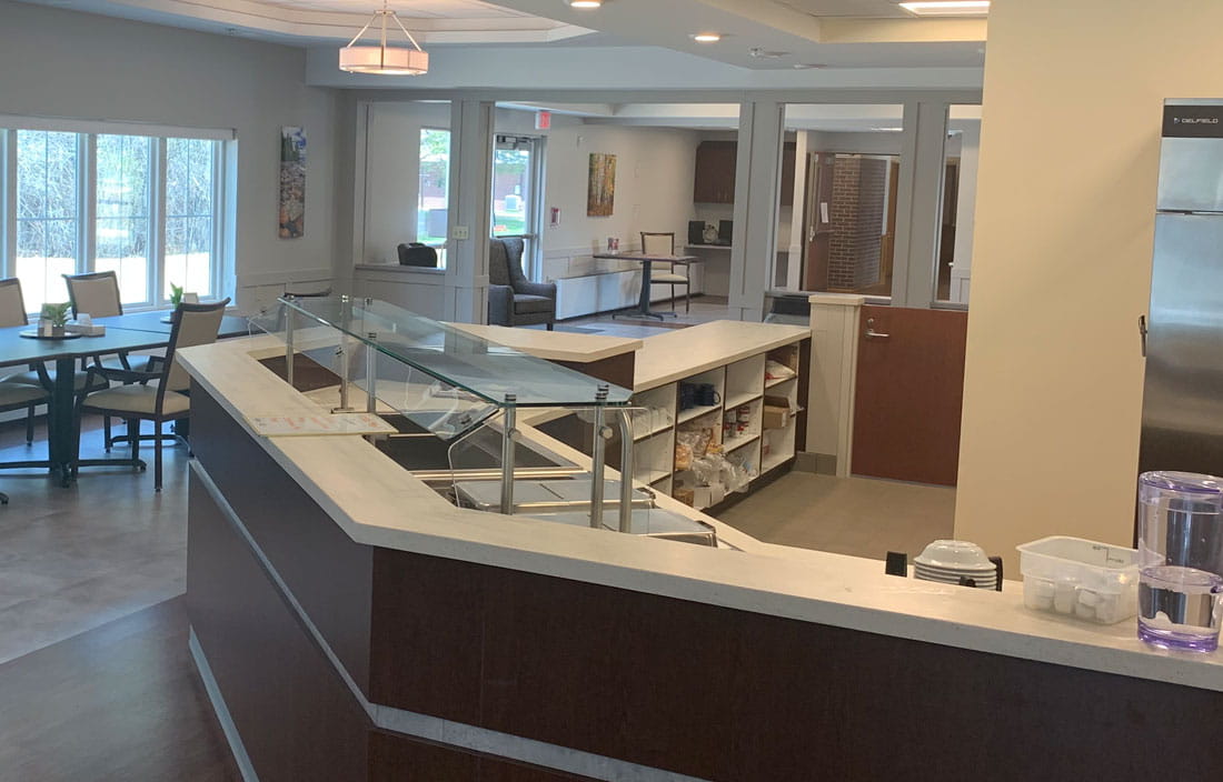 Marquette Medical Care Facility Senior Living Lobby