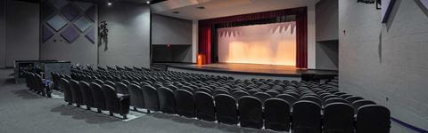 Woodhaven Brownstown Schools HS auditorium, school building construction for 2021 Bond Program