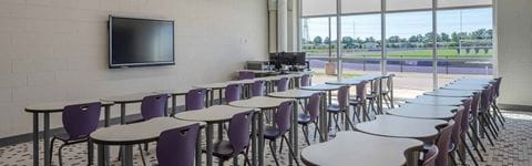 Woodhaven Brownstown Schools HS classroom, school building construction for 2021 Bond Program